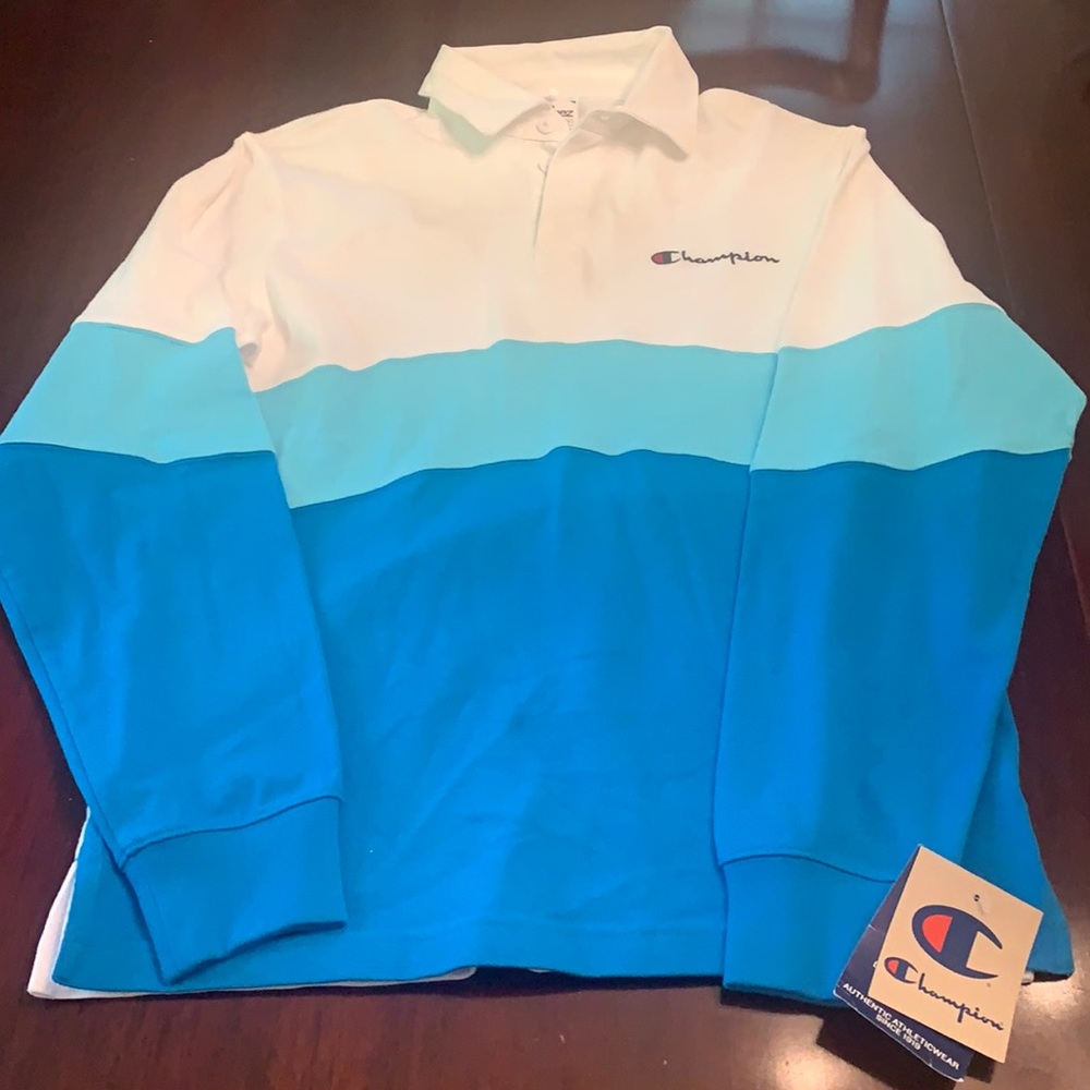 Champion Long Sleeve Polo. Men’s size Small.